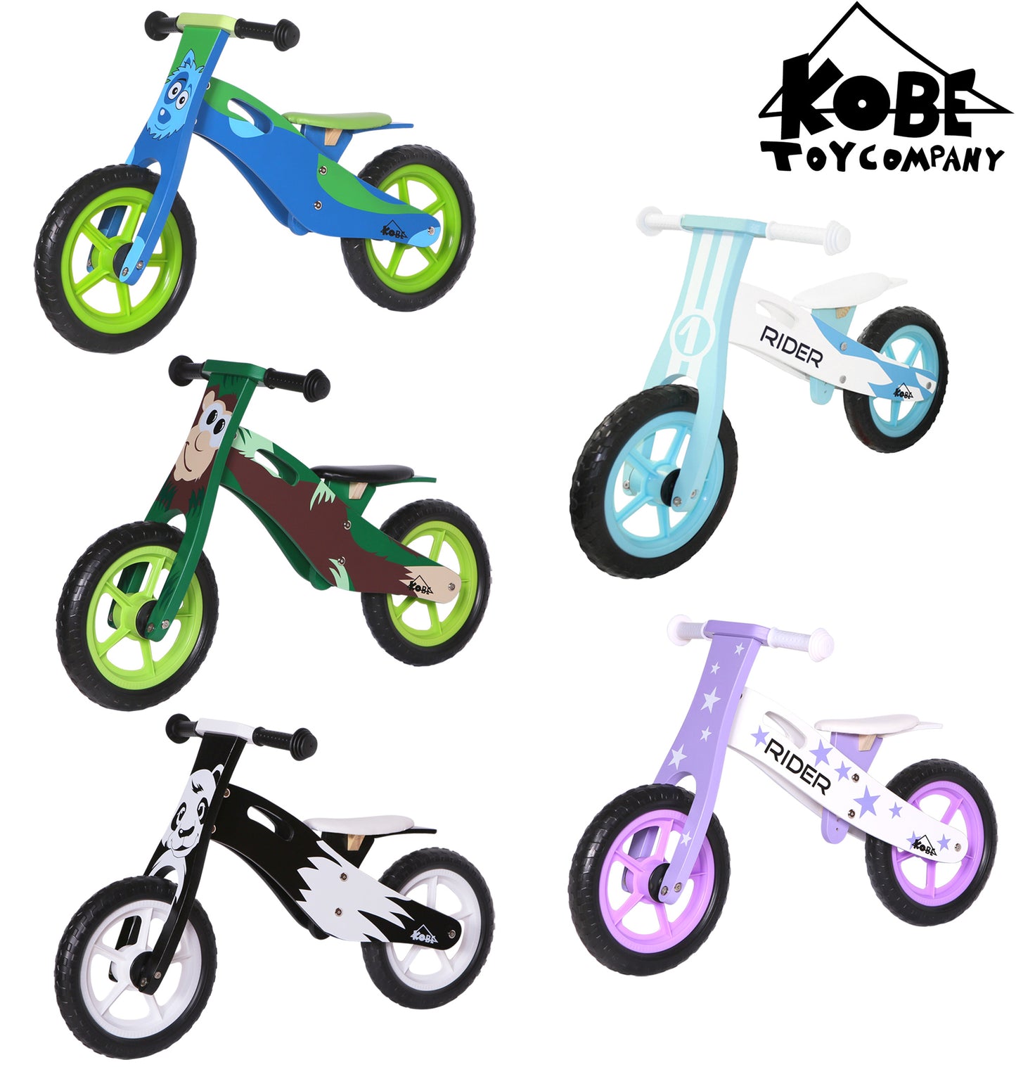 Kobe Wooden Balance Bike