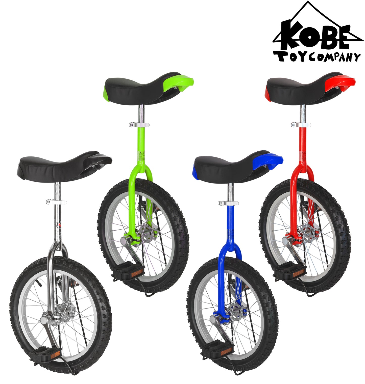 Freestyle Unicycle 16" Wheel 4 Colors Choices