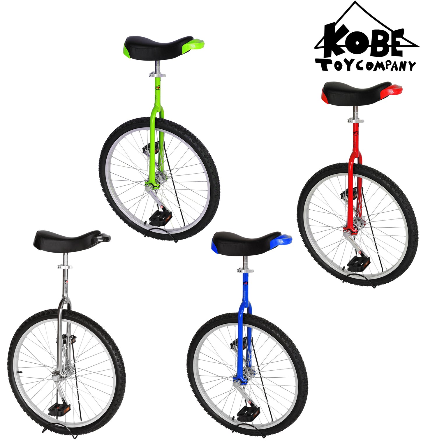 Freestyle Unicycle 24" Wheel 4 Colors Choices