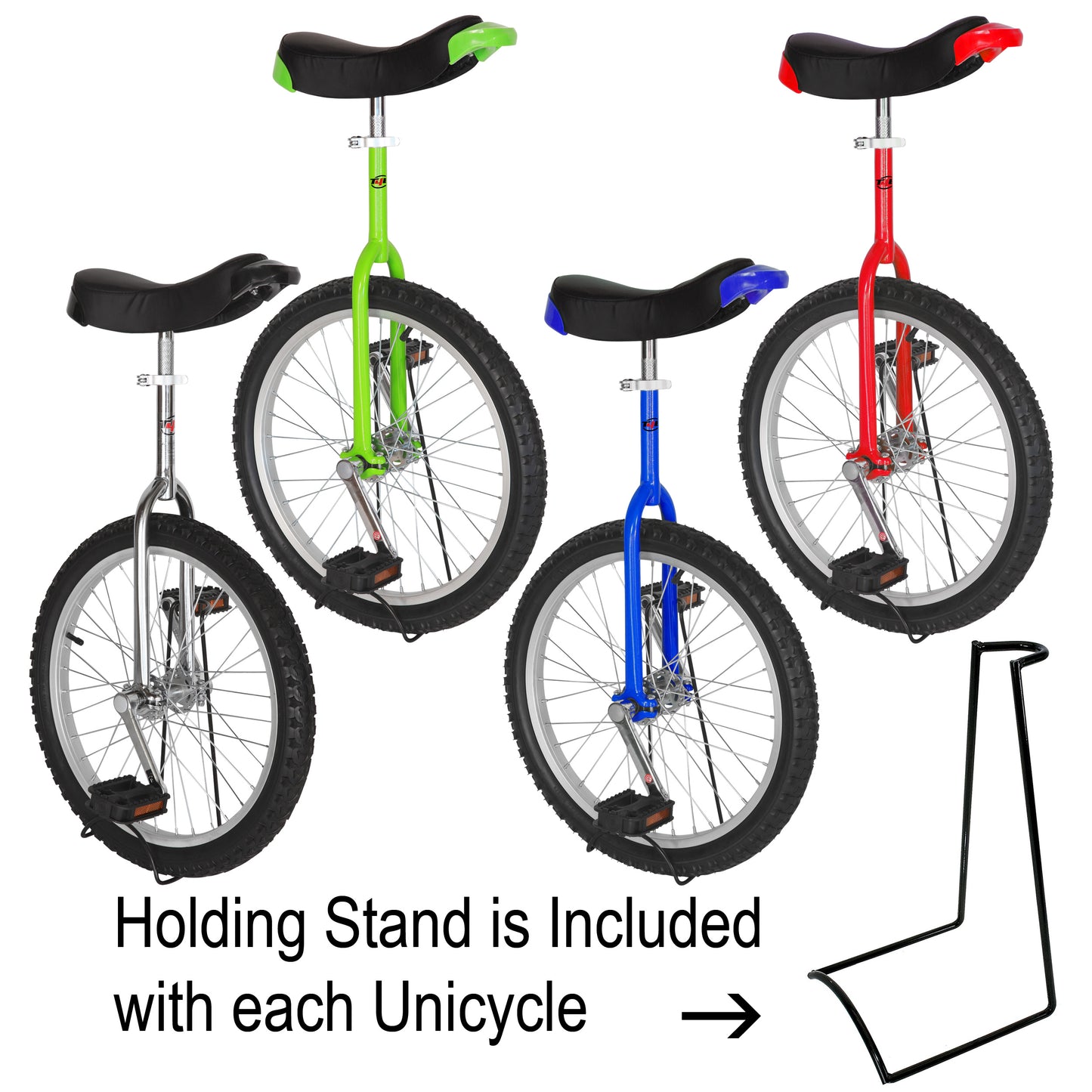 Freestyle Unicycle 20" Wheel 4 Colors Choices